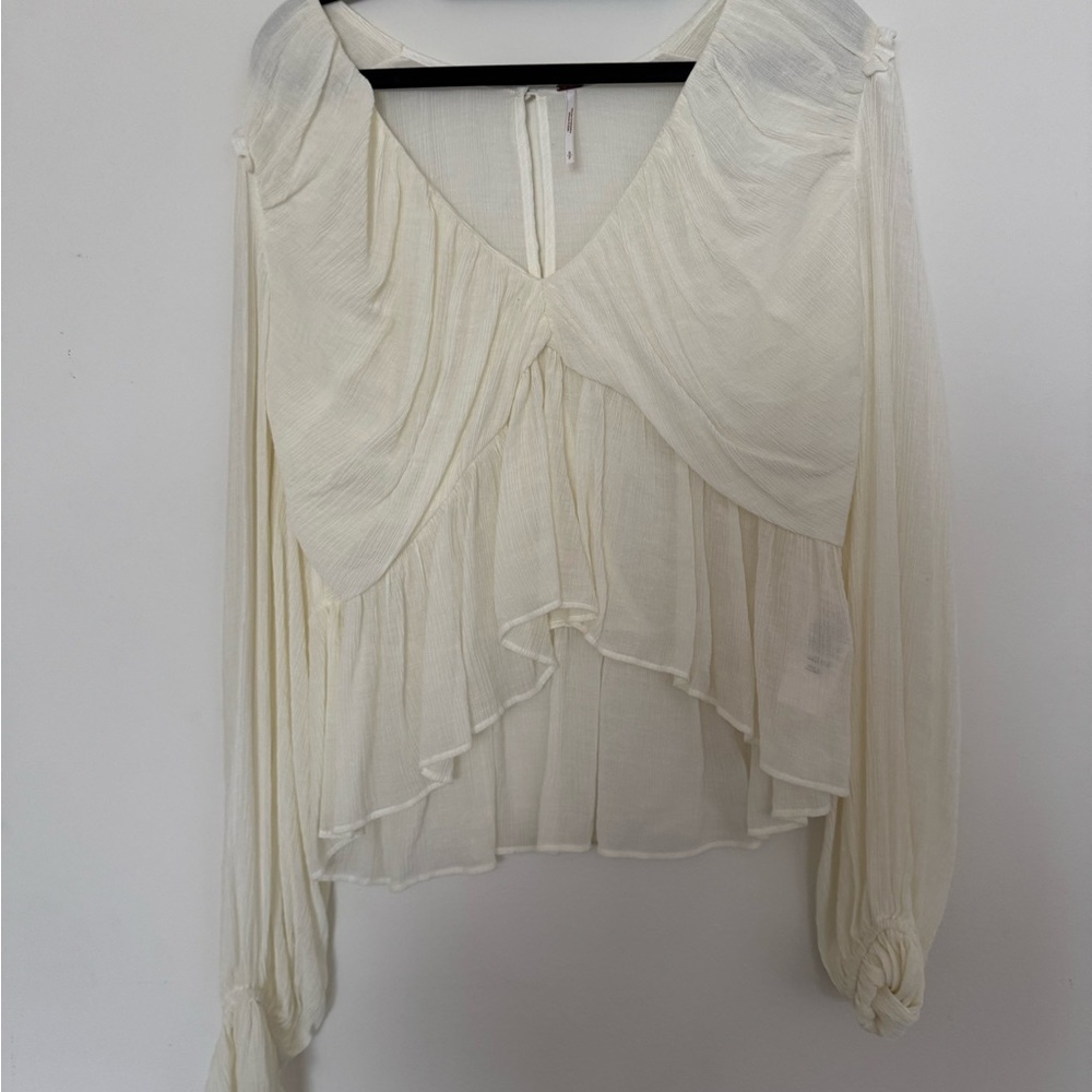 Elegant Cream Women's Top
